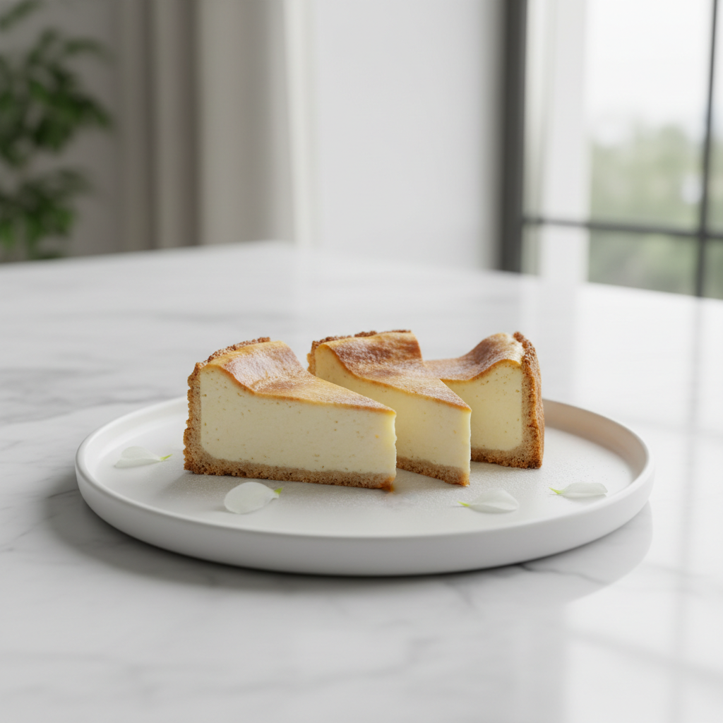 3 fette di Rahmkäsekuchen