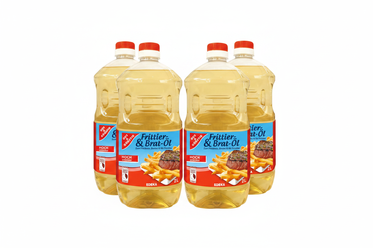 4 bottiglioni Frittier- & Brat-Öl