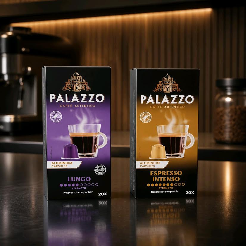 Palazzo Duo Kapseln – Caffè Lungo + Espresso Intenso | 2 × 20 Kapseln Nespresso® kompatibel