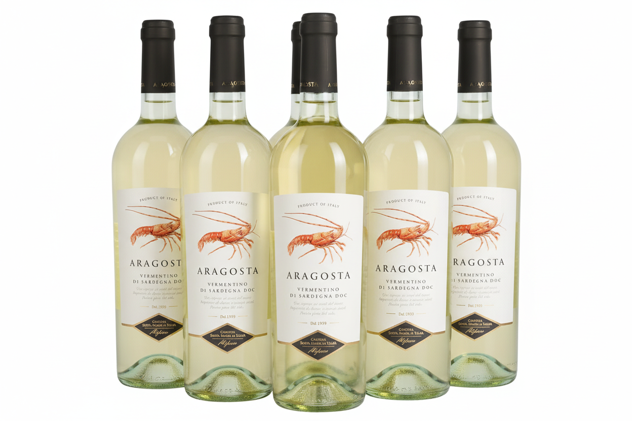 6 bottiglie Aragosta Vermentino
