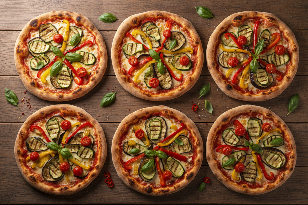 6 Pizze Verdure Grigliate