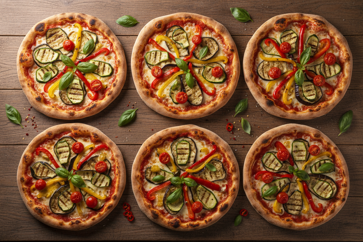 6 Pizze Verdure Grigliate
