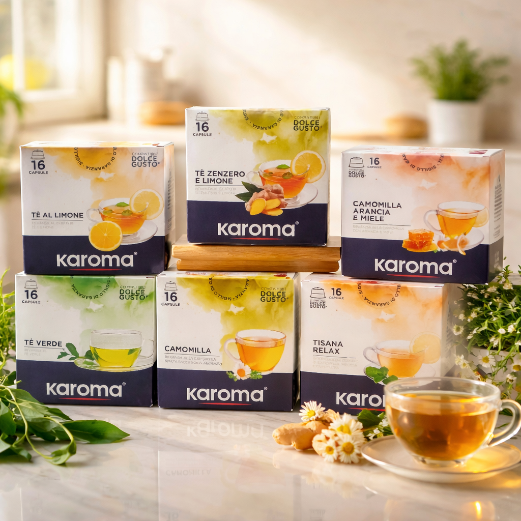 Karoma 6x16 Kapsel Relax TEE MIX- kompatible DOLCE GUSTO