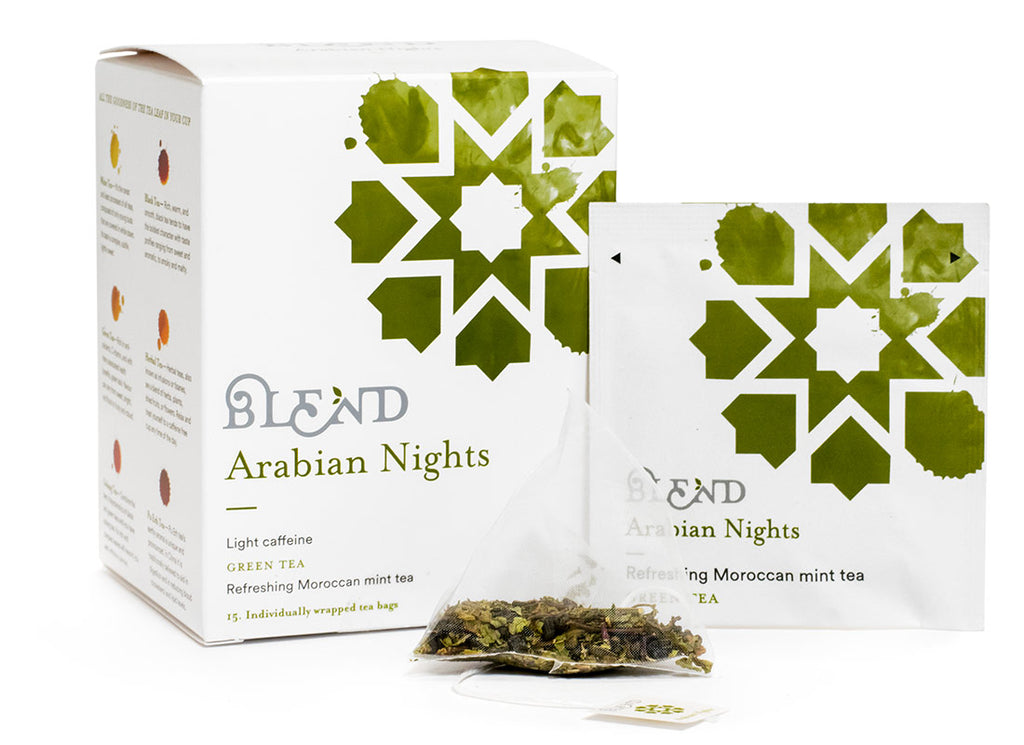 Arabian Nights  (grüner Tee) — 15 Pyramidenbox