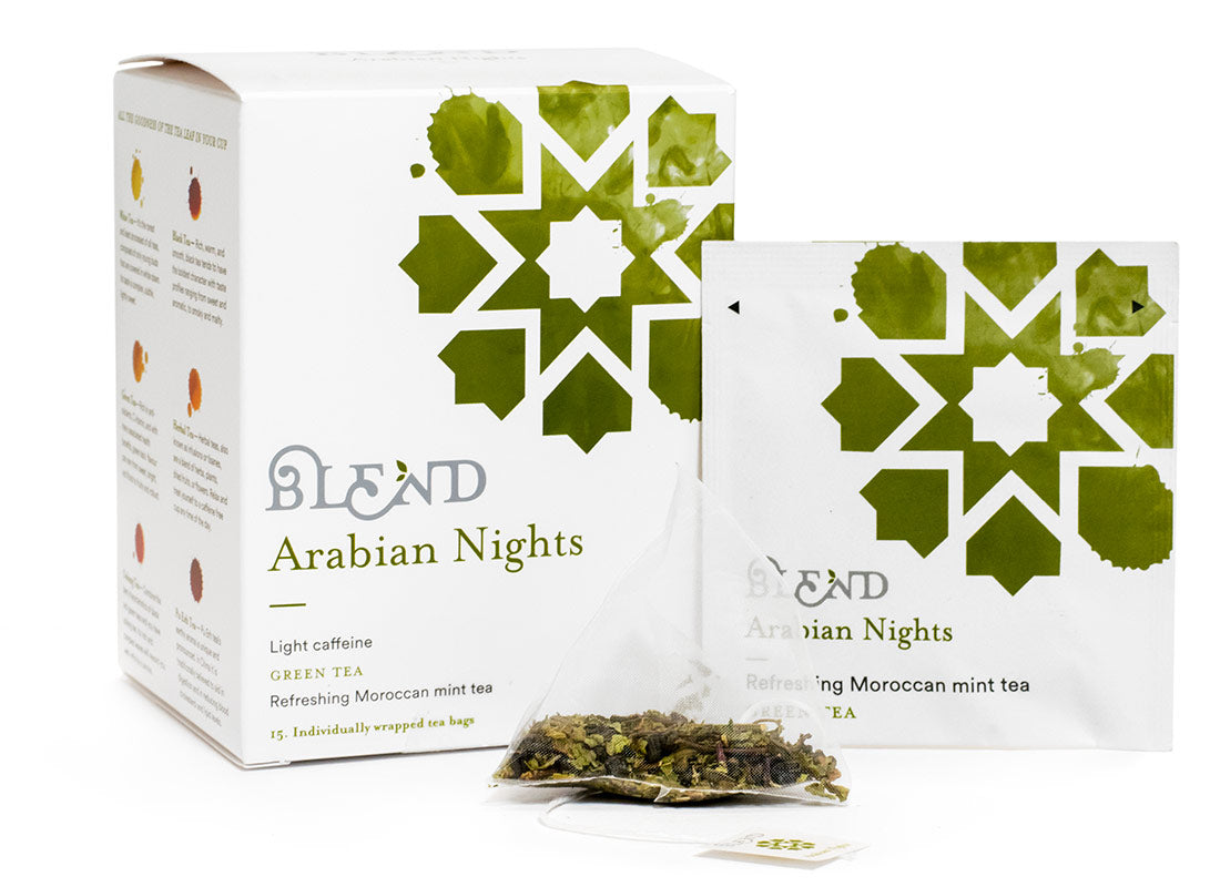 Arabian Nights  (grüner Tee) — 15 Pyramidenbox