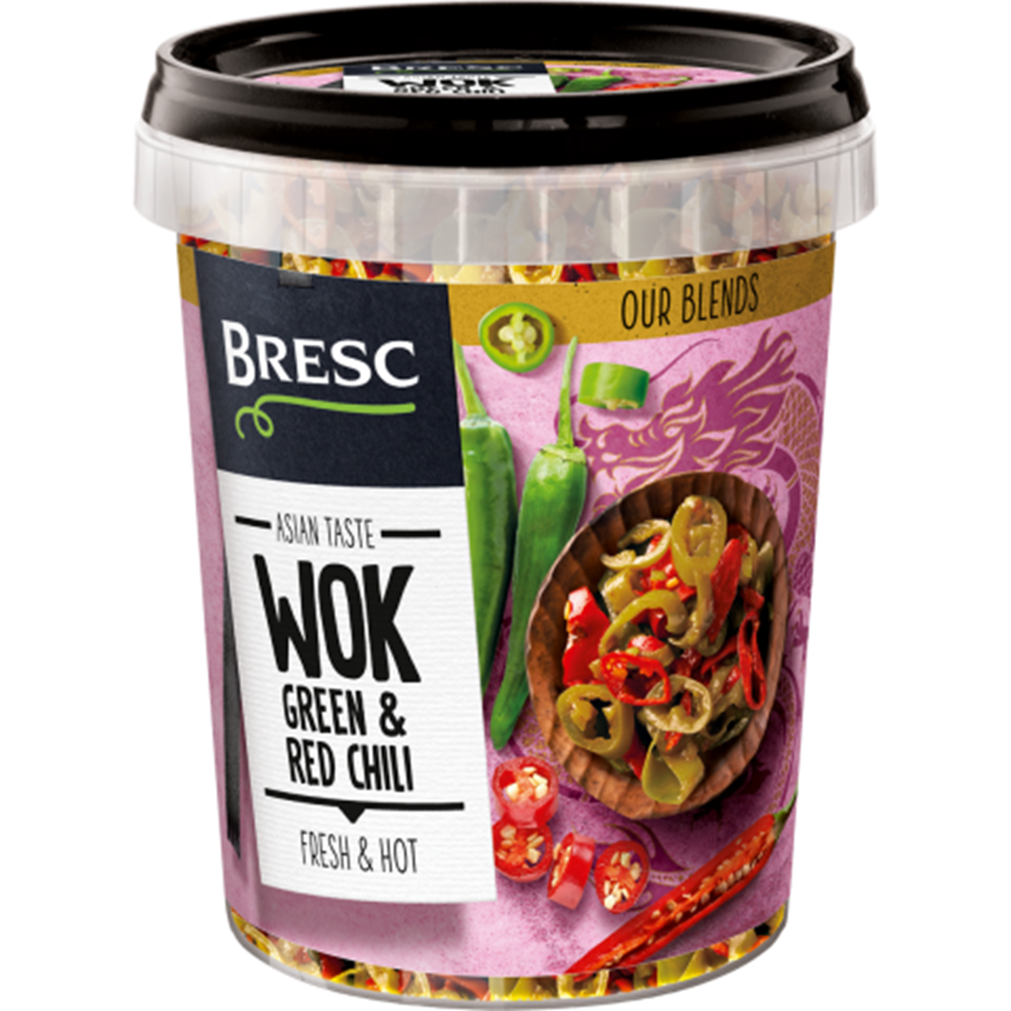 Bresc Wok Grüne und rote Pfefferschote 450g