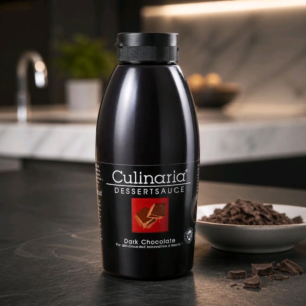 Culinaria Dark-Schoko Sauce 800ml - 1 Kg.
