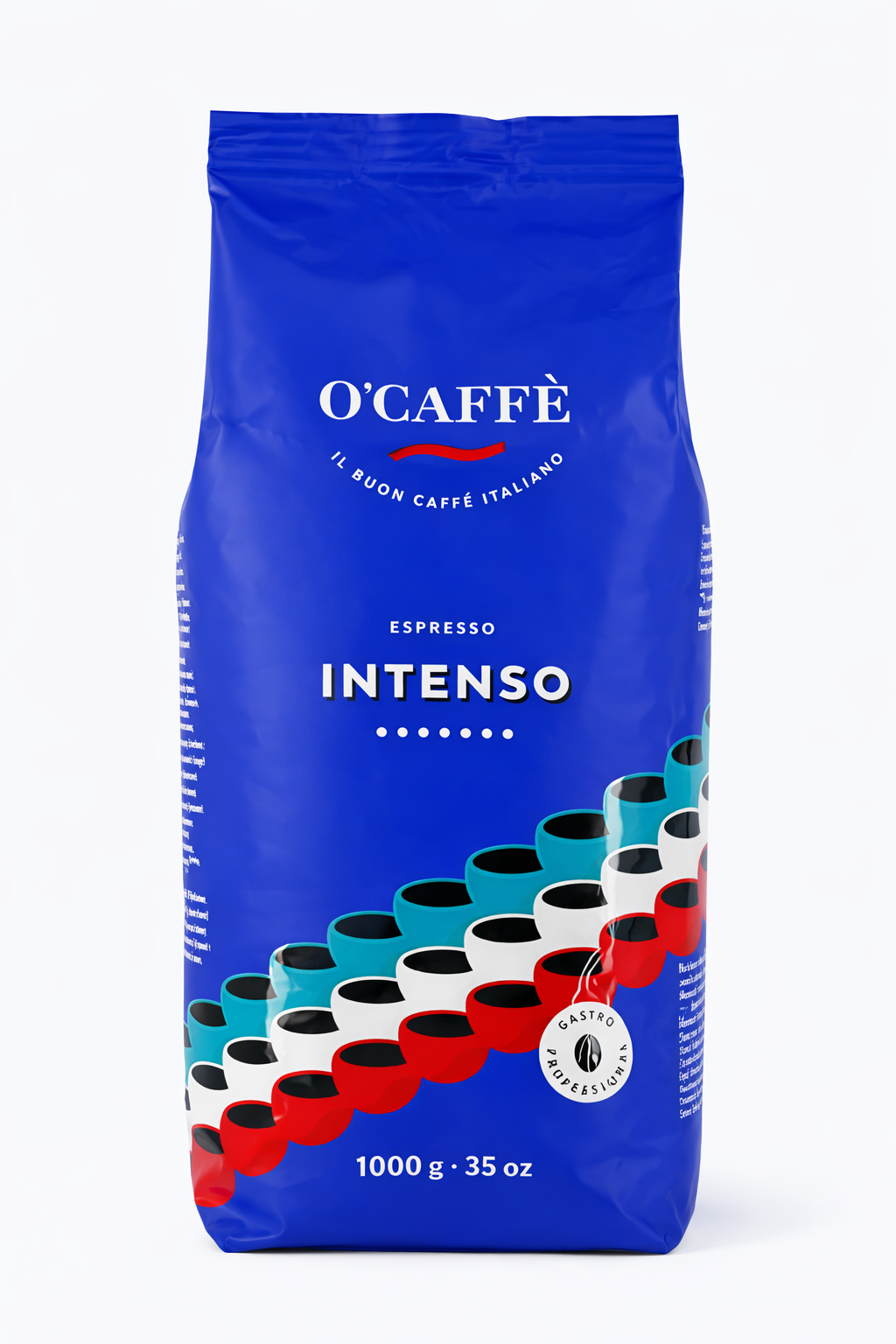 O'CCAFFÈ Kaffee Espresso Intenso ganze Bohne 1000g