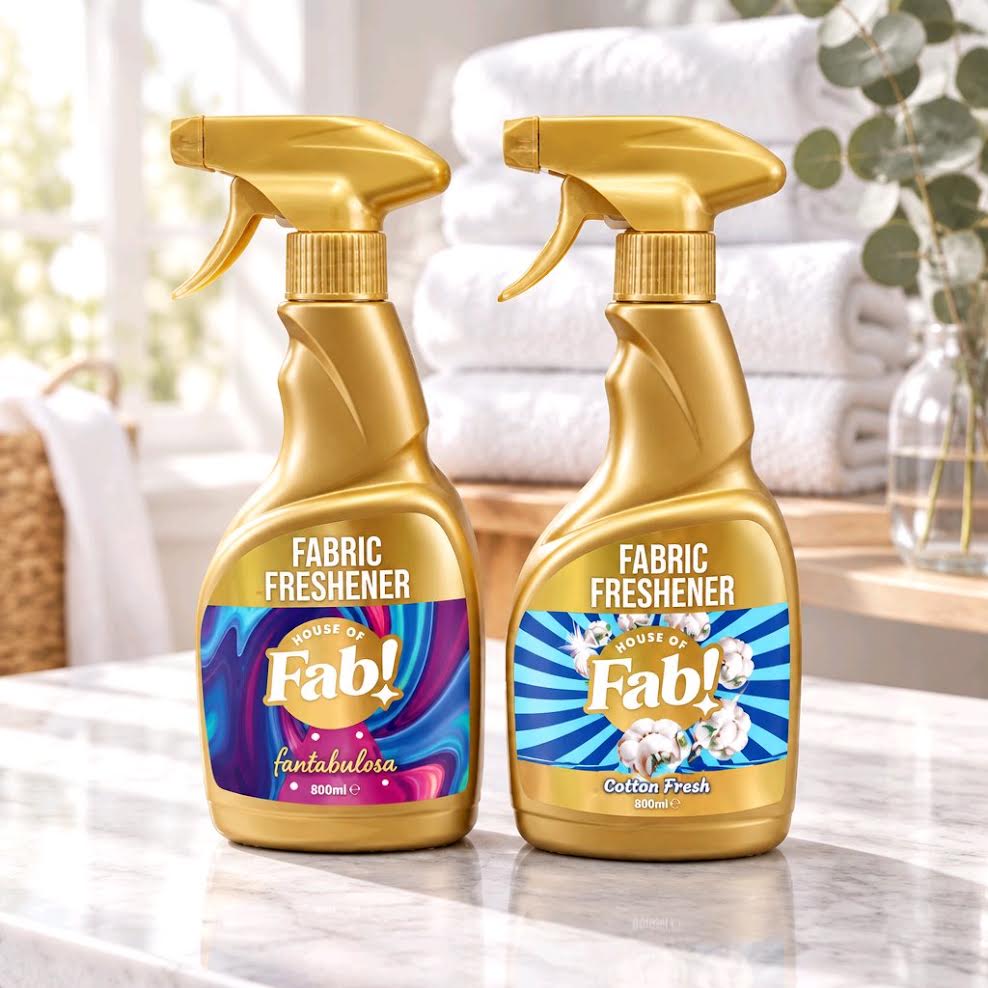 House of Fab! Raum- und Textilerfrischer Spray 2 x 500 ml