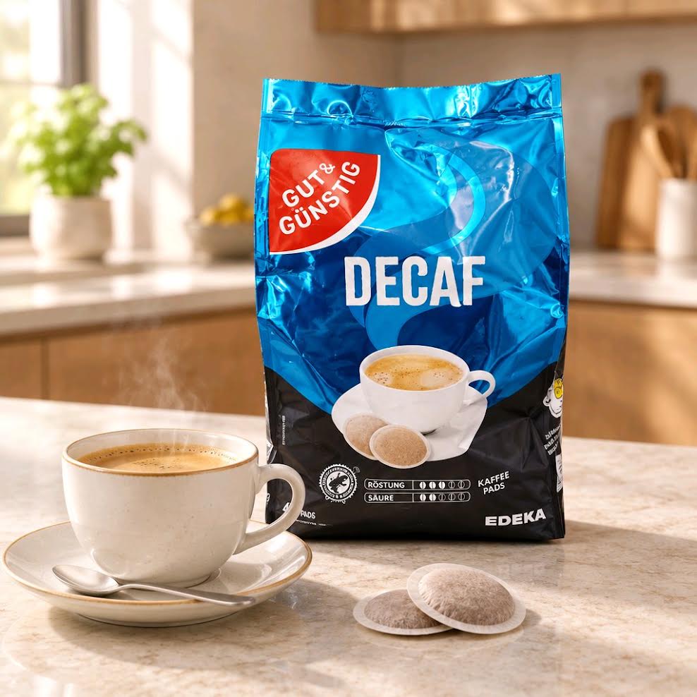 G&G Kaffeepads entkoffeiniert, 40 Stück – 280 g