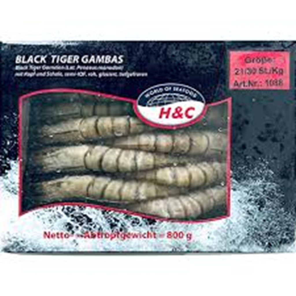 Black Tiger Garnelen 13/15 - Tiefgefroren 800g