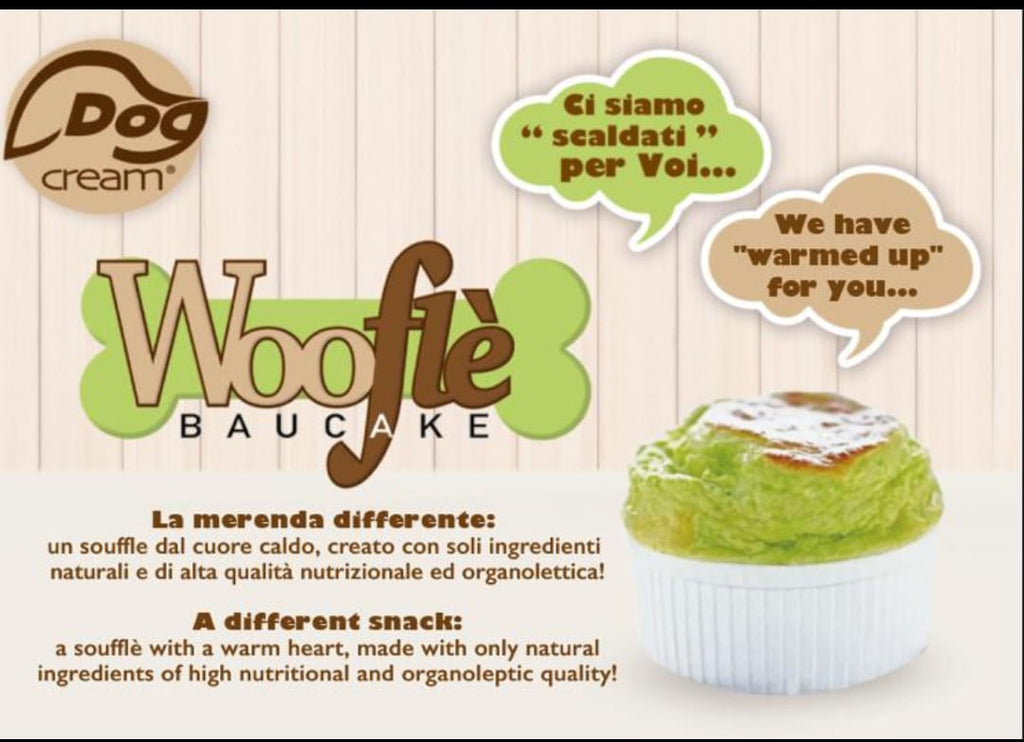 Woofle´ Baucake für Hunde - Spinat & Käse 40g