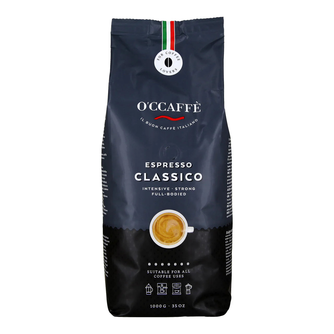 O'ccaffè Kaffeebohnen Espresso Classico 1000 g.