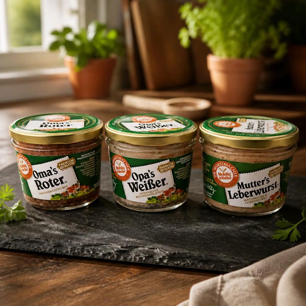 Mehling & Heller Tris – Wurst-Spezialitäten – 3 x 250 g