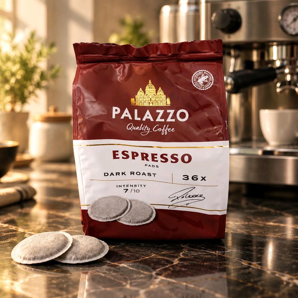 Palazzo Pads Dark Roast XXL 36 Stück - 250 gr.