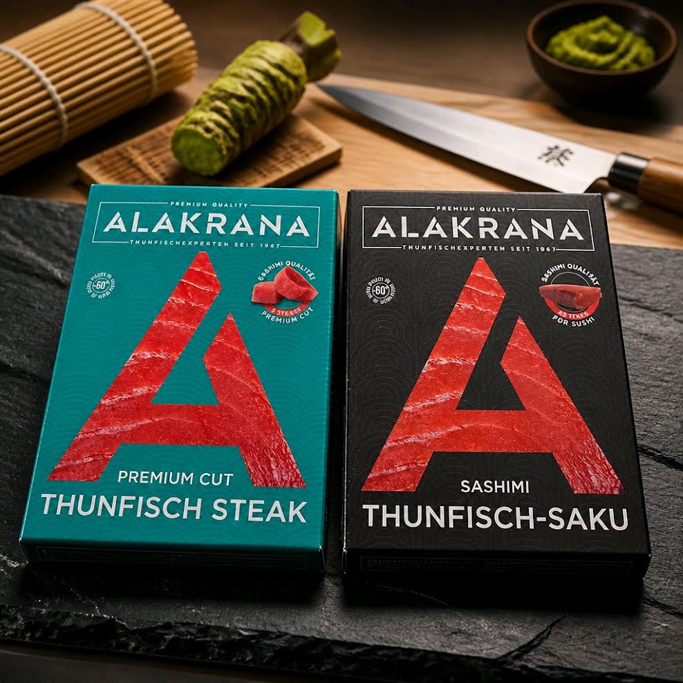 MSC ALAKRANA Yellowfin Thunfisch-Duo – Saku & Steak, 2 × 250 g