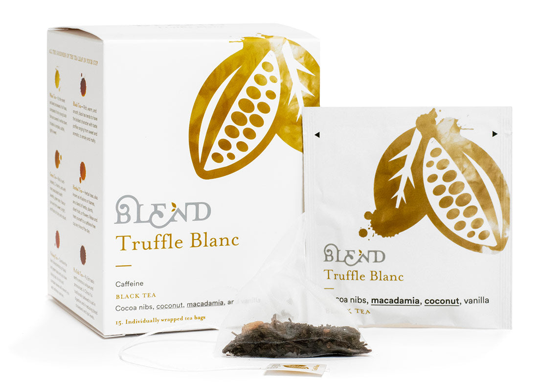 Truffle Blanc (schwarzer Tee) — 15 Pyramidenbox