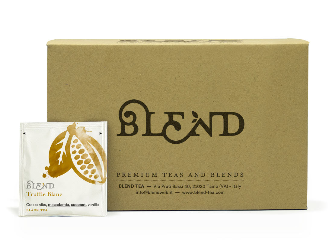 Truffle Blanc (schwarzer Tee) — 15 Pyramidenbox