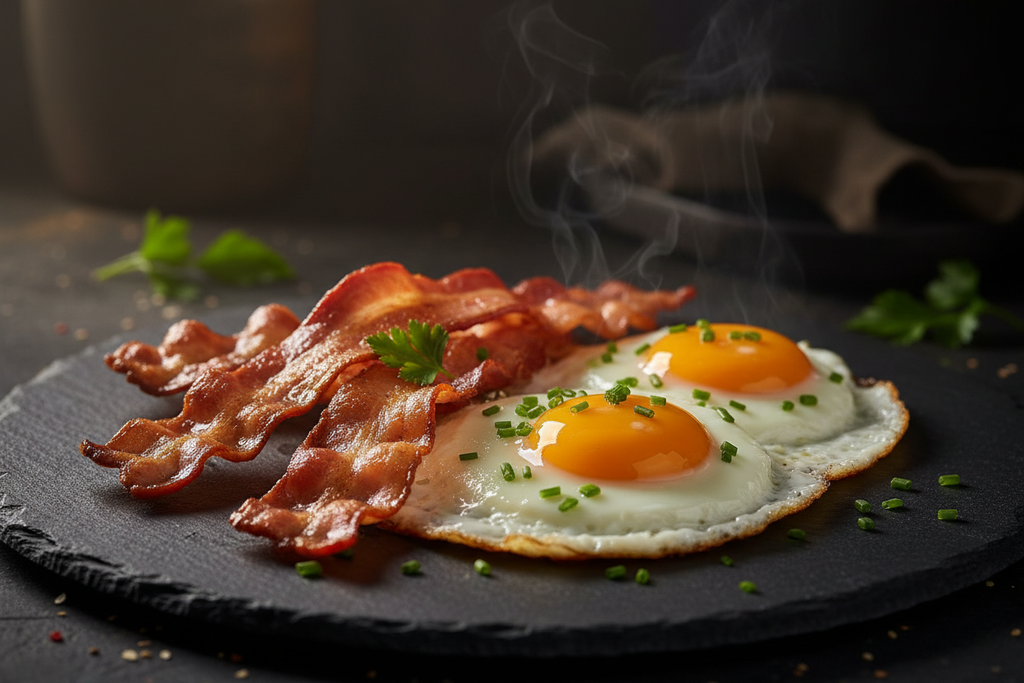 Bacon con uova