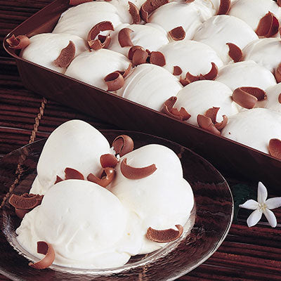 Weiße Profiteroles (bianco) in Schale 1,1 Kg - 24 Stück (12 Portionen)