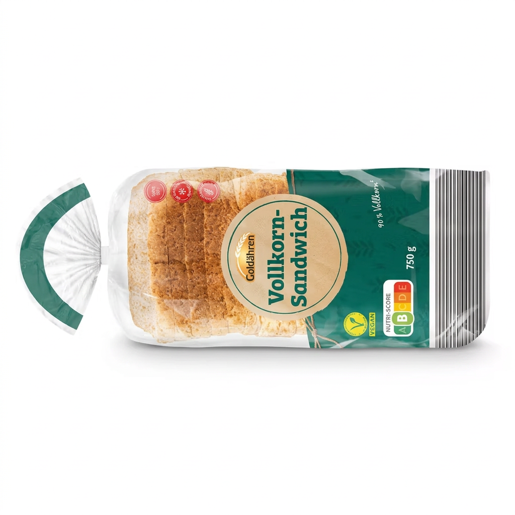 Vollkorn-Sandwichtoast – 750 g- 20 Scheiben