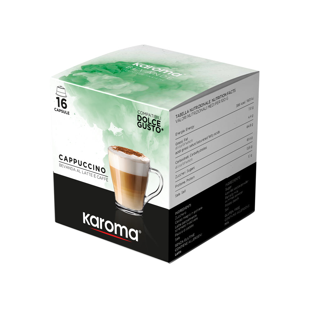 Karoma 16/96 Kapsel CAPPUCCINO- kompatible DOLCE GUSTO