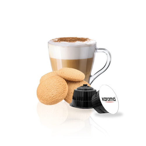 Karoma 16/96 Kapsel CAPPUCCINO AL BISCOTTO- kompatible DOLCE GUSTO