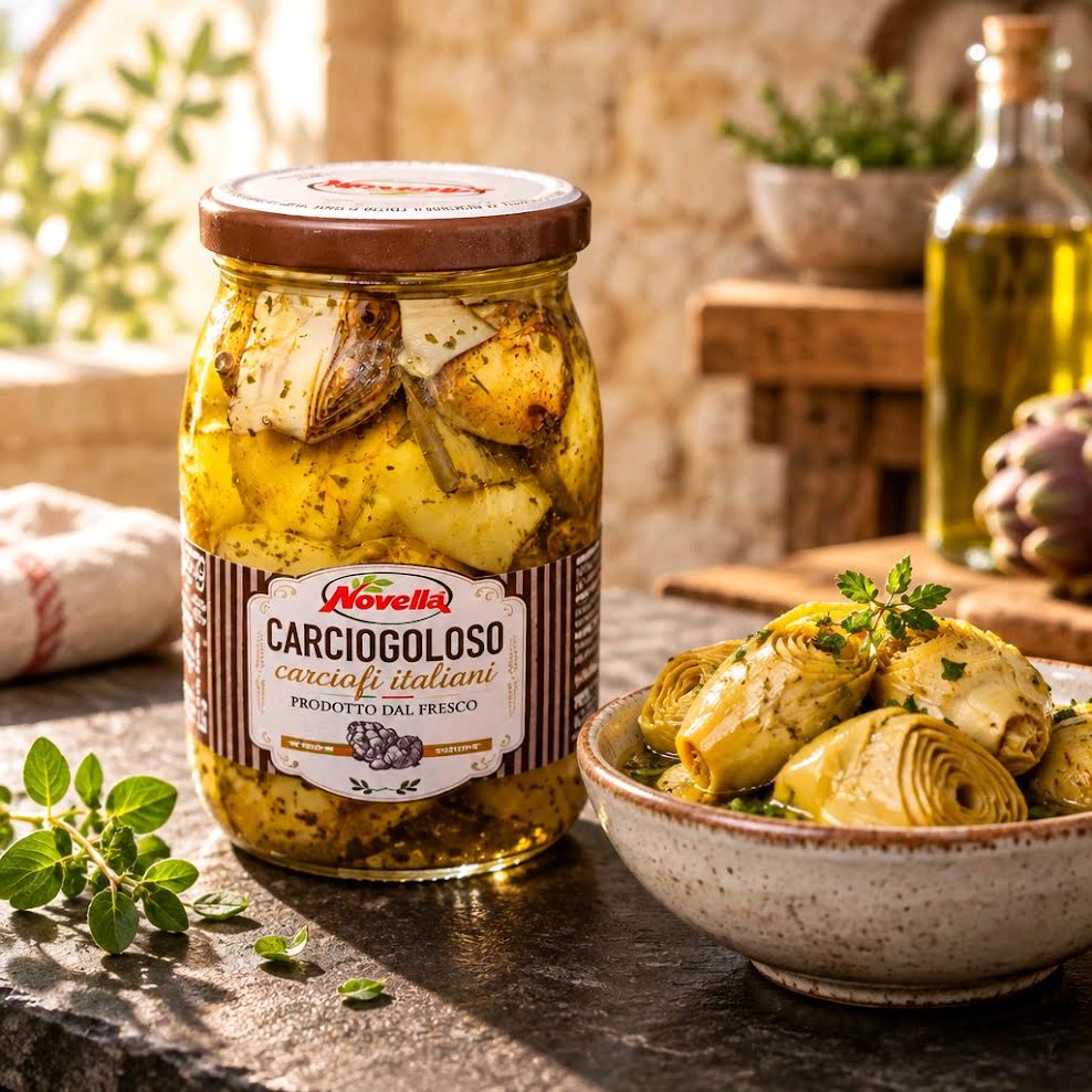 Novella Carciogoloso – Ganze Artischockenherzen 980 g - Aus Italien