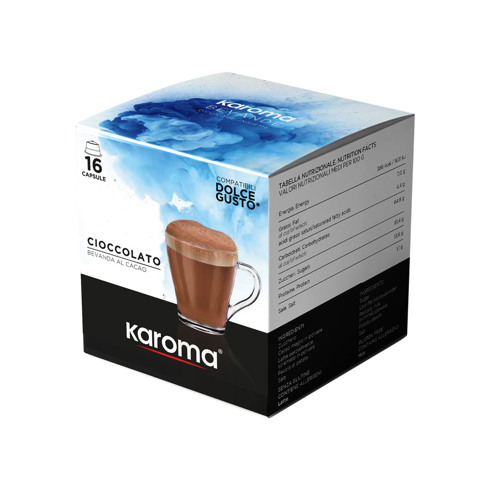 Karoma 16/96 Kapsel CIOCCOLATO - kompatible DOLCE GUSTO
