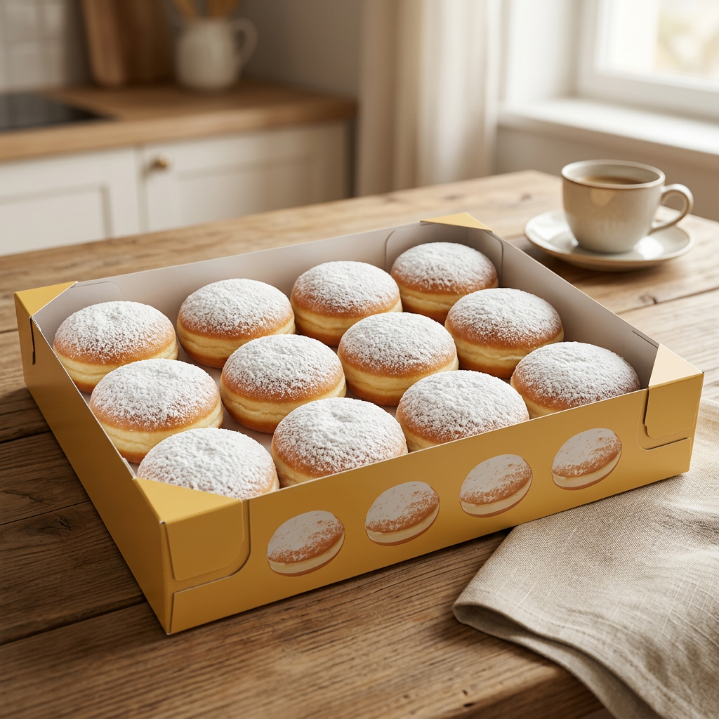 Berliner Mehrfrucht, gepudert – 12 × 70 g, tiefgefroren