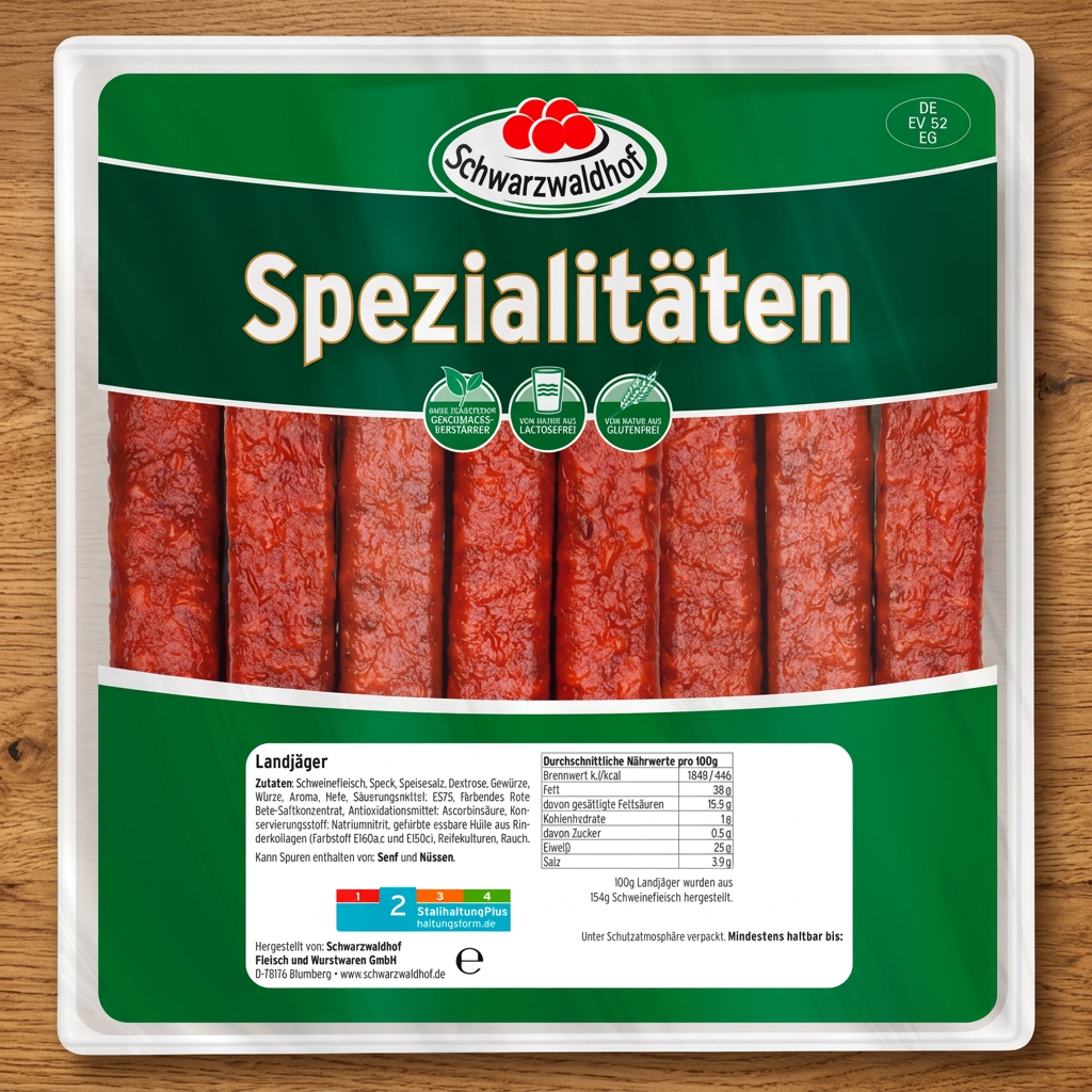 Schwarzwaldhof Schwarzwälder Landjäger 20 × 40 g