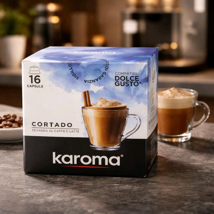 Karoma 16/96 Kapsel CORTADO - kompatible DOLCE GUSTO