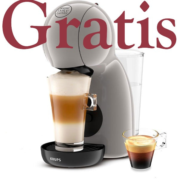 Gratis - Krups KP1A3AF0.25 CO Piccolo Xs Taupe(für Grau Version) und KP1A3B10 Piccolo Xs (Schwarz Version)  Nescafé Dolce Gusto Piccolo - Kapselmaschine - Kaffeemaschine