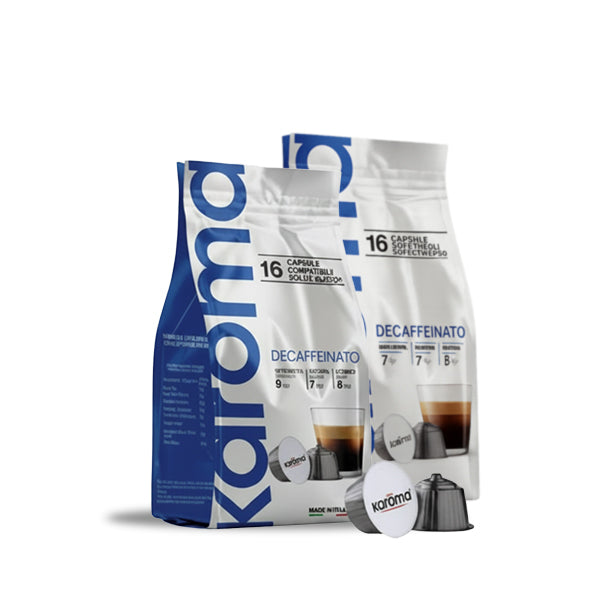 Karoma entkoffeinierter Kaffee - Dolce Gusto kompatible 16/96Kapseln