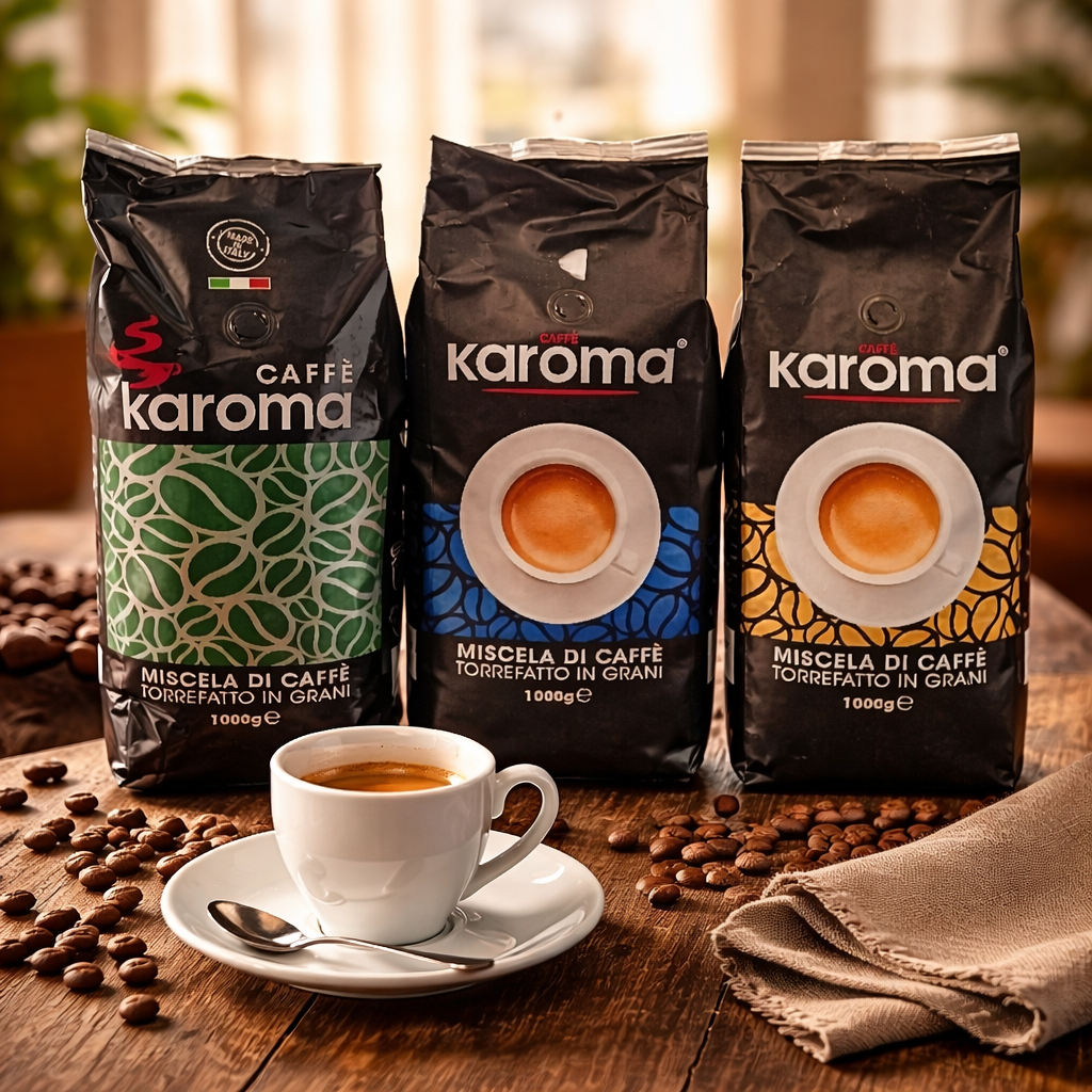 Karoma-Kaffee im Sonderangebot - Probierpaket 3 kg - 5% Rabatt -gratis Versand