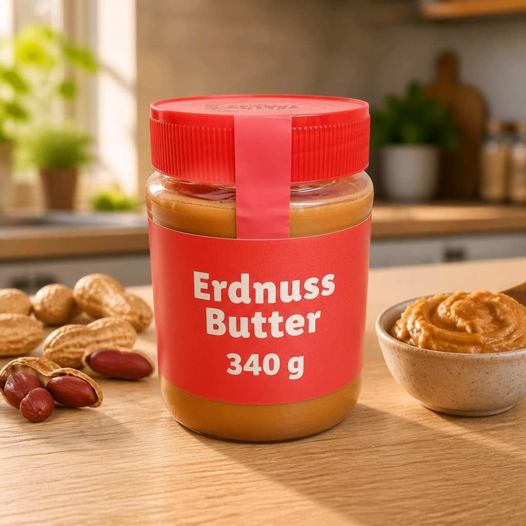 Erdnussbutter mit Stücken 340 gr.