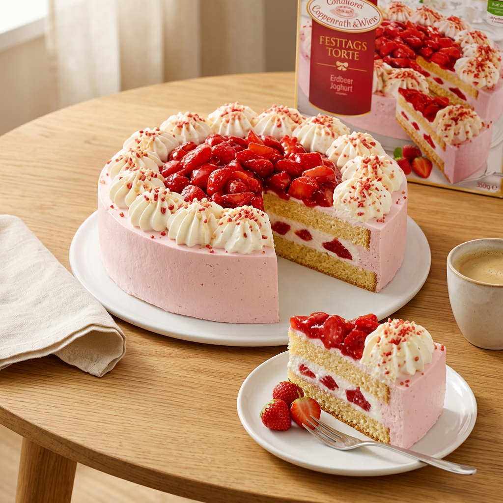 C&W Festtags-Erdbeer-Joghurt-Torte 1500 g
