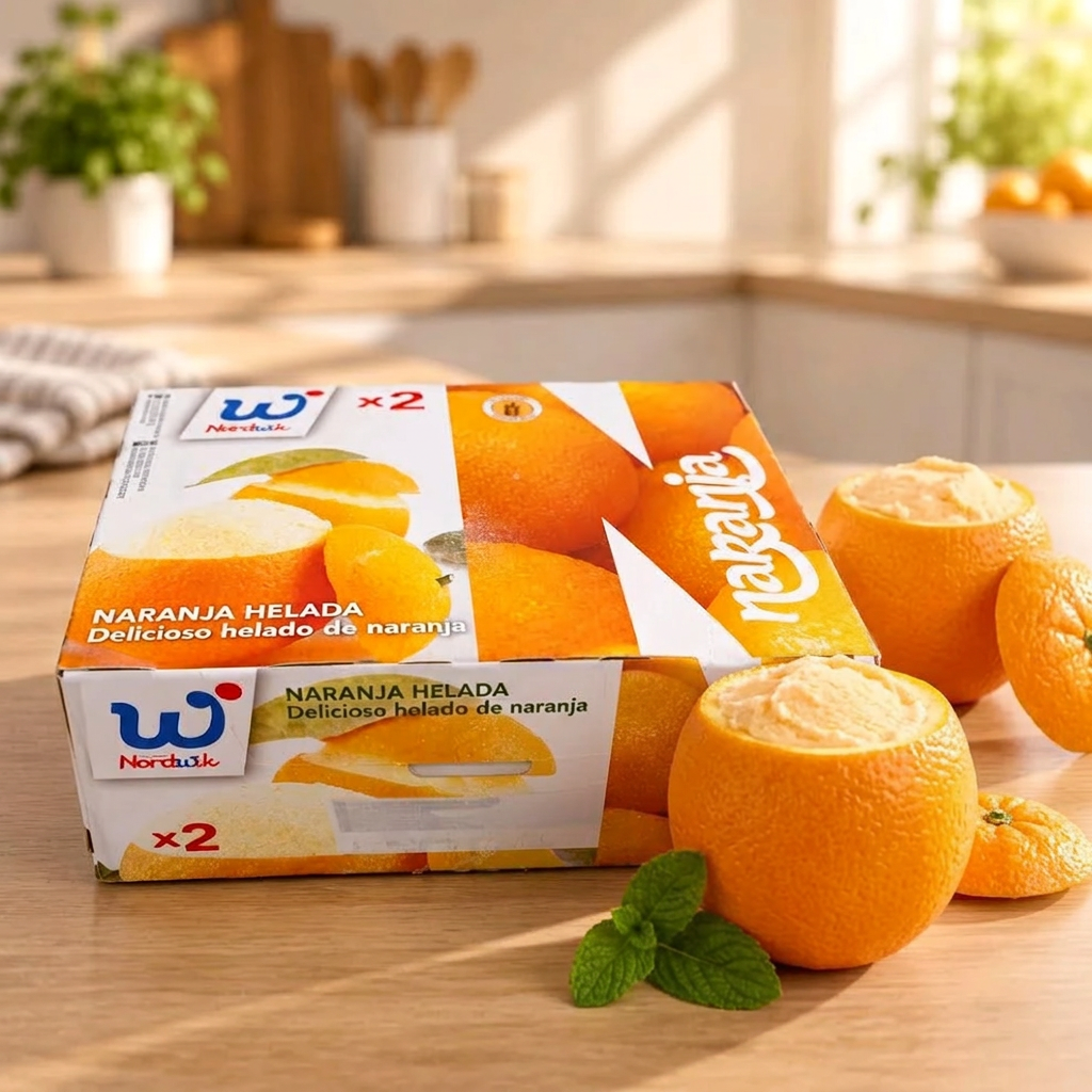 Nordwik Gefüllte Orangen mit Eis 2x90g