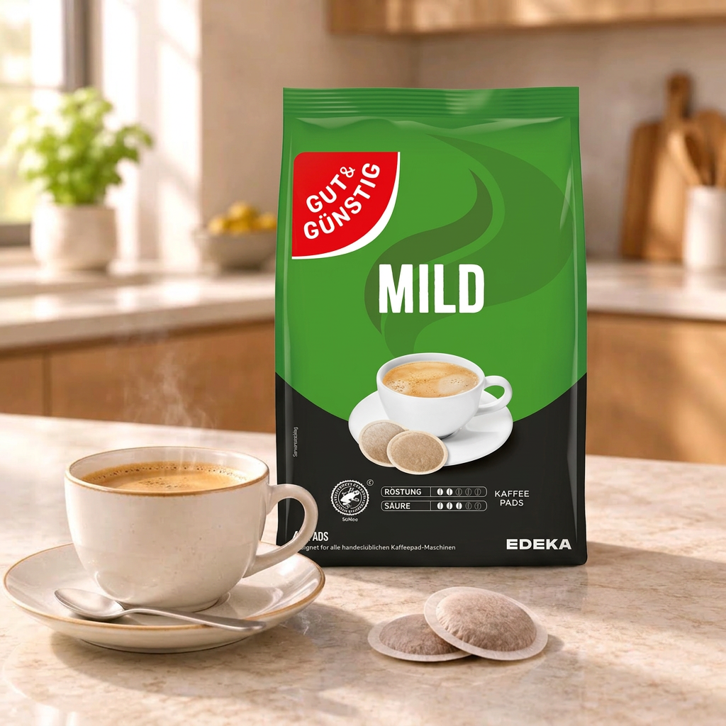G&G Kaffeepads Mild 40 Stück – 280 g