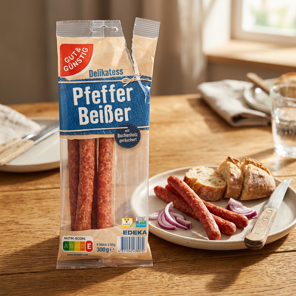 Gut & Günstig Delikatess Pfefferbeißer 6 Stück – 300 g