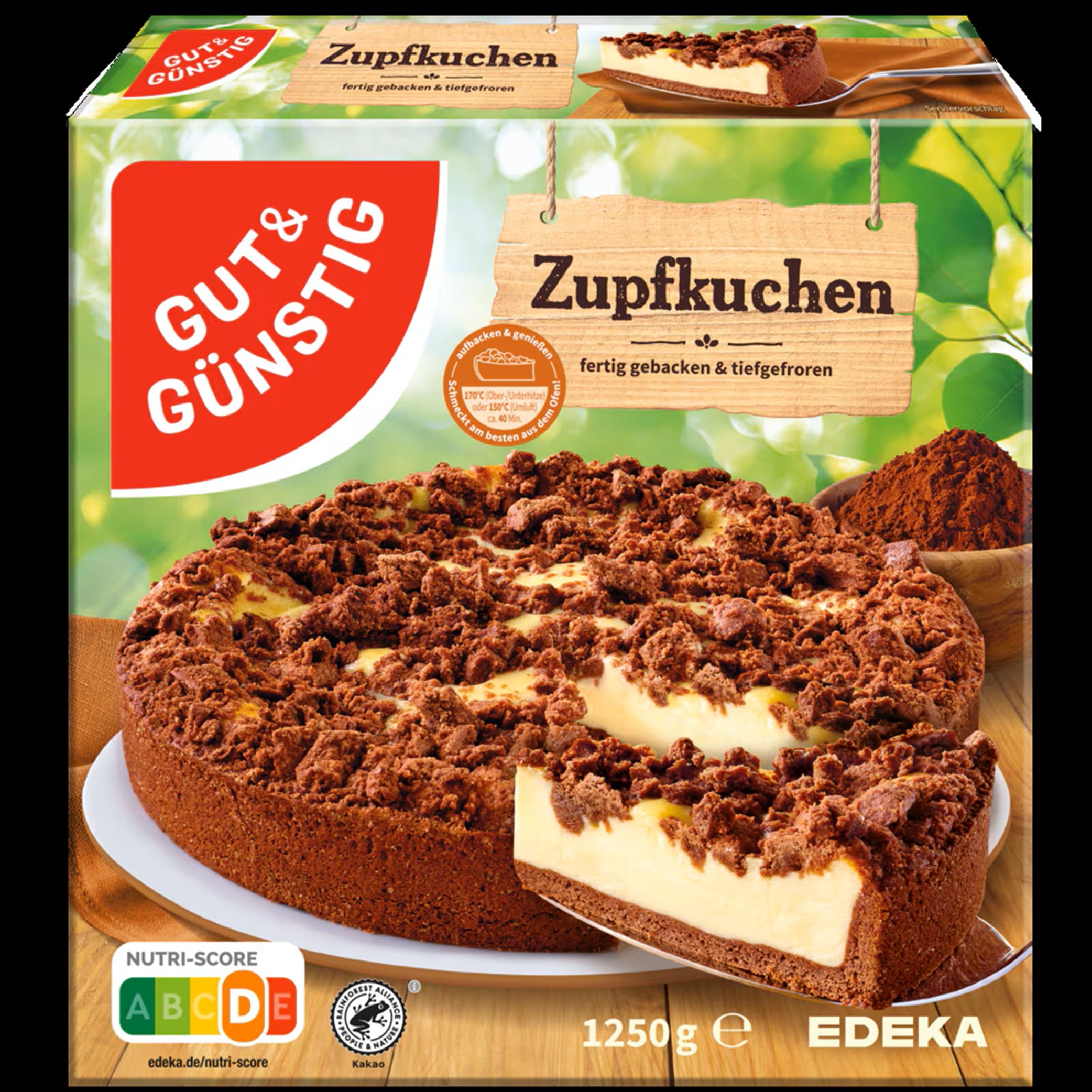 GUT&GÜNSTIG Zupfkuchen 1250 gr.