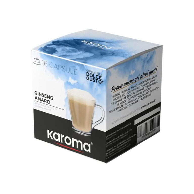Karoma 16/96 Kapsel GINSENG AMARO- kompatible DOLCE GUSTO