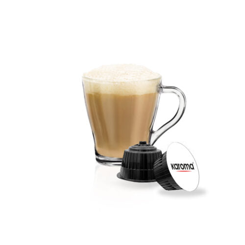 Karoma 16/96 Kapsel CAPPUCCINO GINSENG - kompatible DOLCE GUSTO