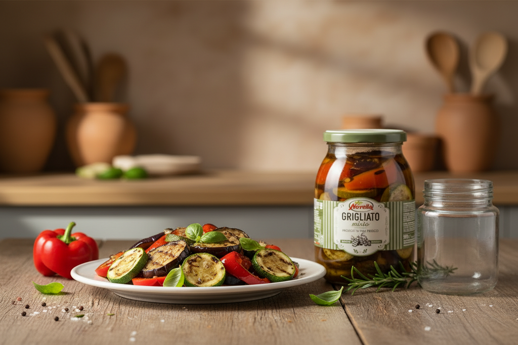 Novella gegrilltes Gemüse in Sonnenblumenöl 980g