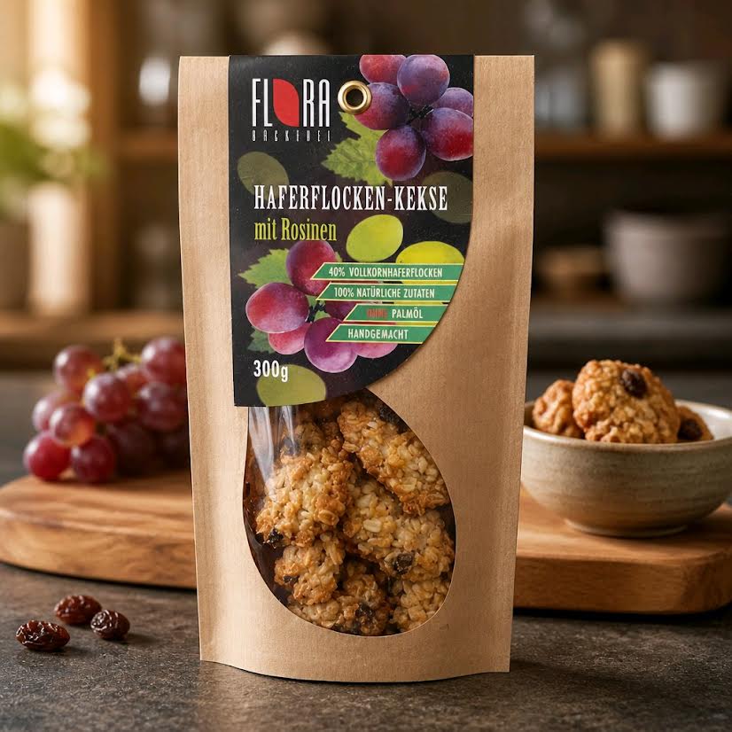 Haferflockenkekse mit Rosinen 300g