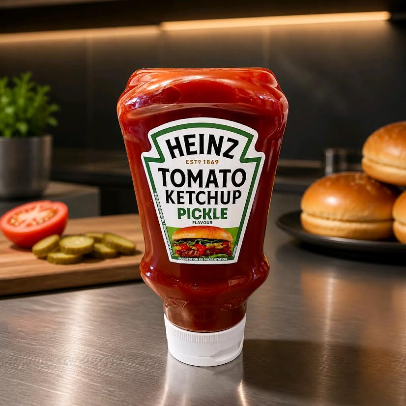 Heinz Tomatenketchup mit Gurkengeschmack, 400g