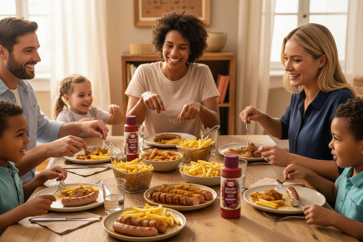 Hela Ketchup Curry - tavola in famiglia