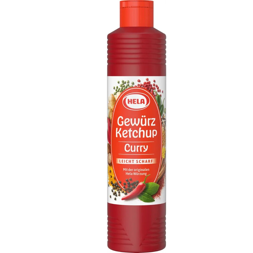 Hela Gewürz Ketchup Curry leicht scharf 300/800ml