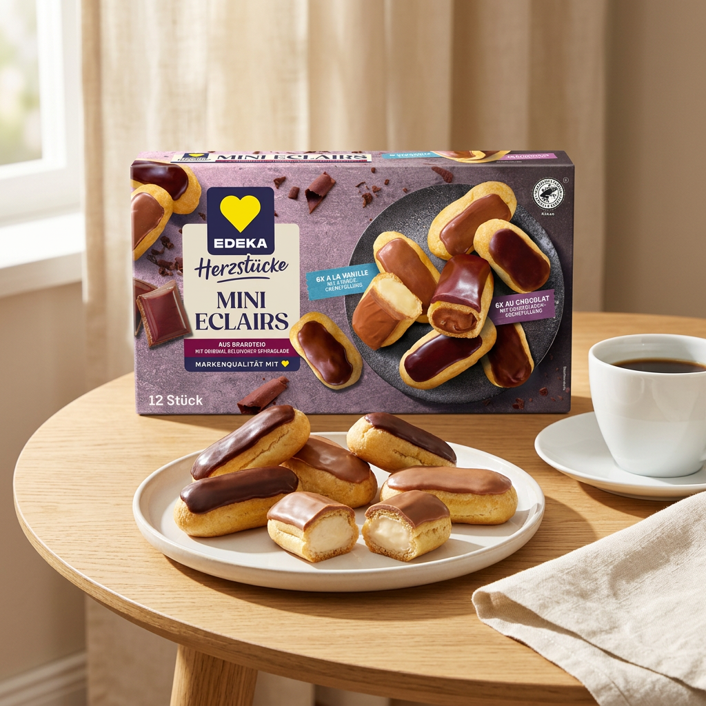 Herzstücke Mini-Eclairs Vanille & Schokolade 200 g