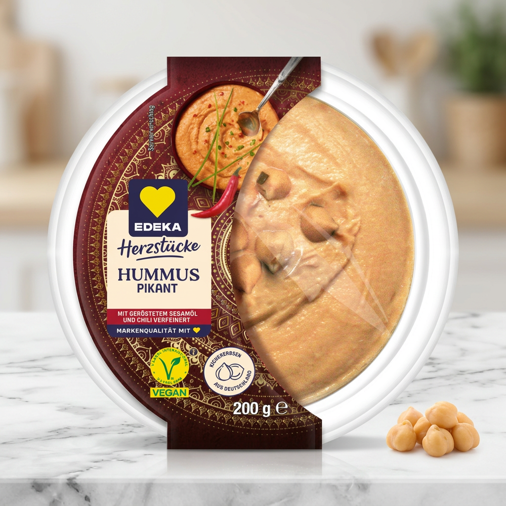 Herzstücke Hummus pikant 200 g